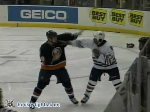 G. Laraque (EDM) vs. E. Godard (NYI)