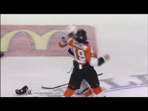 C. McDonald (NYI) vs. S. Hartnell (PHI)