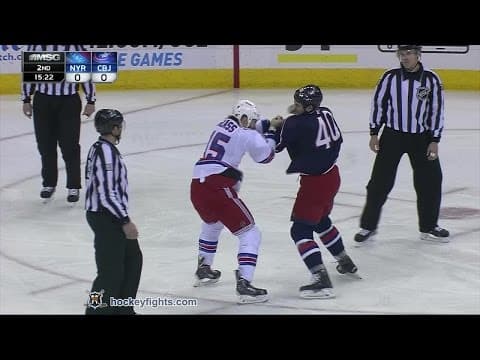 T. Glass (NYR) vs. J. Boll (CBJ)