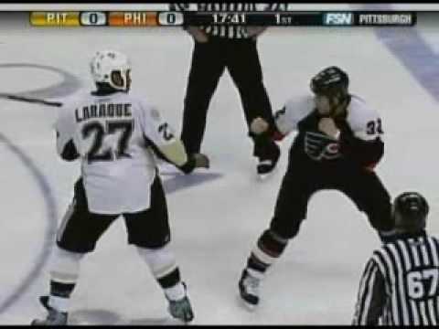 G. Laraque (PIT) vs. R. Cote (PHI)