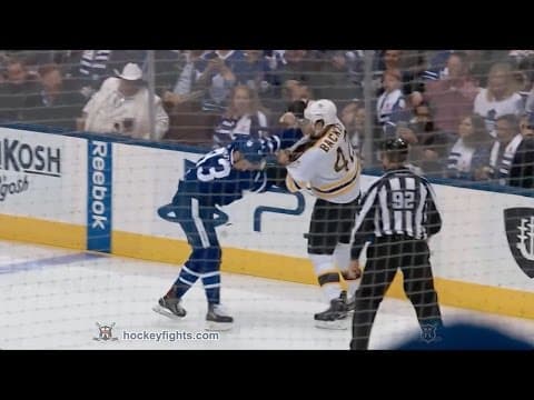 D. Backes (BOS) vs. N. Kadri (TOR)