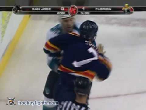 R. Clowe (SJS) vs. S. Montador (FLA)