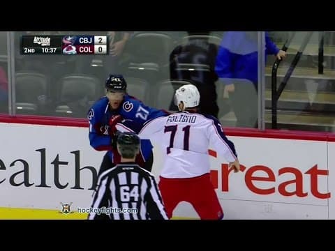 N. Foligno (CBJ) vs. A. Martinsen (COL)