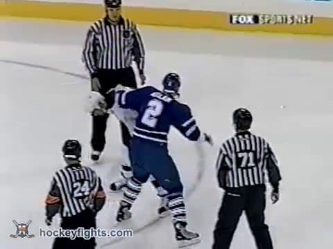 W. Belak (TOR) vs. S. McKenna (PIT)