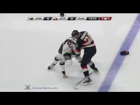 M. Scandella (MIN) vs. M. Borowiecki (OTT)