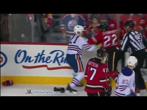 A. Ference (EDM) vs. L. Stempniak (CAL)