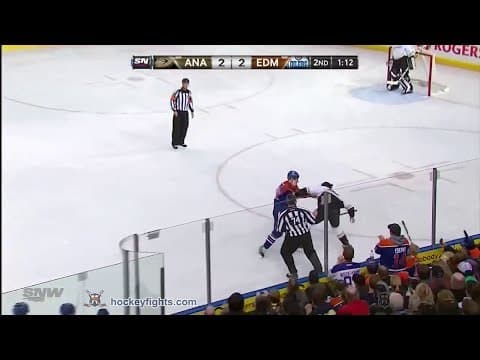 M. Beleskey (ANA) vs. M. Hendricks (EDM)