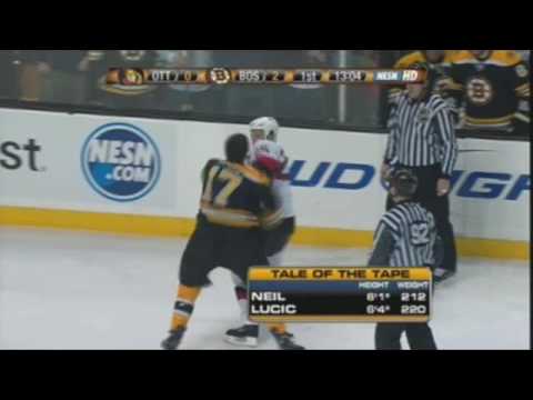 C. Neil (OTT) vs. M. Lucic (BOS)