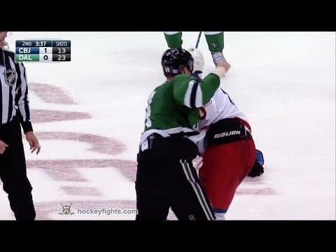 B. Dubinsky (CBJ) vs. J. Benn (DAL)