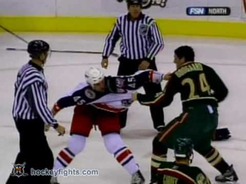 J. Shelley (CBJ) vs. D. Boogaard (MIN)