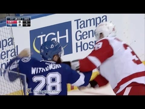 A. Mantha (DET) vs. L. Witkowski (TBL)