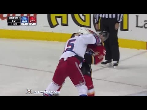 T. Glass (NYR) vs. L. Bouma (CAL)