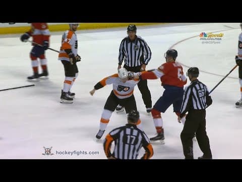 M. Raffl (PHI) vs. A. Petrovic (FLA)