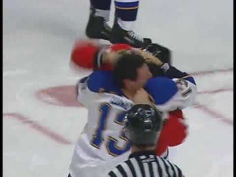 D. Hinote (STL) vs. A. Burish (CHI)