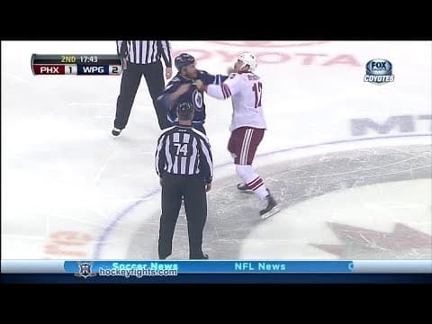 P. Bissonnette (ARI) vs. A. Peluso (WPG)