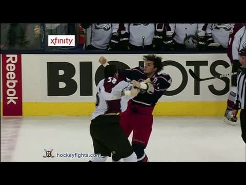 P. Bordeleau (COL) vs. J. Boll (CBJ)