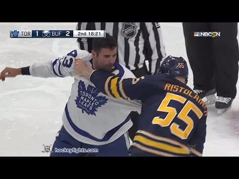 N. Kadri (TOR) vs. R. Ristolainen (BUF)