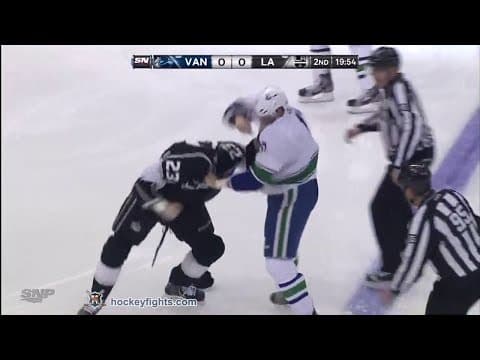 R. Kesler (VAN) vs. D. Brown (LAK)