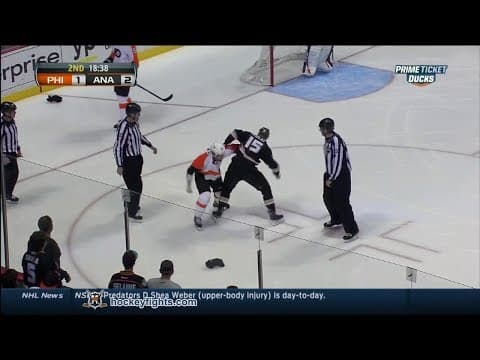 S. Downie (PHI) vs. R. Getzlaf (ANA)