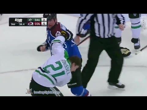 A. Roussel (DAL) vs. C. McLeod (COL)