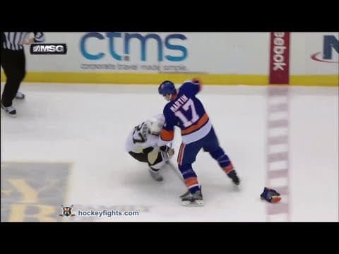 C. Adams (PIT) vs. M. Martin (NYI)