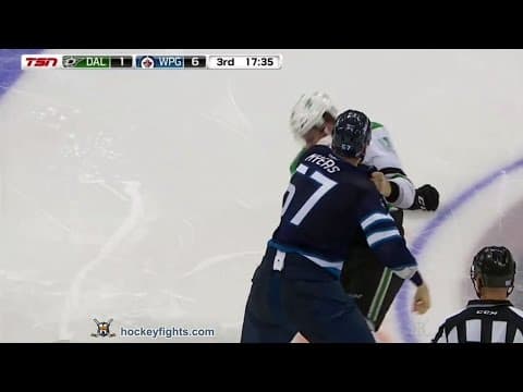 R. Faksa (DAL) vs. T. Myers (WPG)