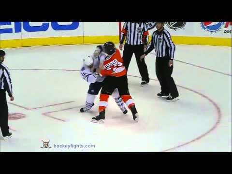 M. Brown (TOR) vs. D. Carcillo (PHI)