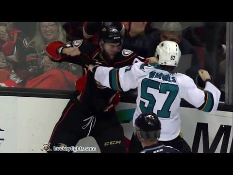 T. Wingels (SJS) vs. J. Cramarossa (ANA)