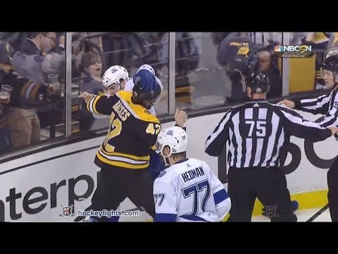 C. Paquette (TBL) vs. D. Backes (BOS)