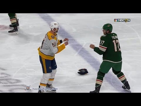 A. Watson (NSH) vs. M. Foligno (MIN)