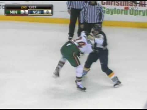 D. Boogaard (MIN) vs. W. Belak (NSH)