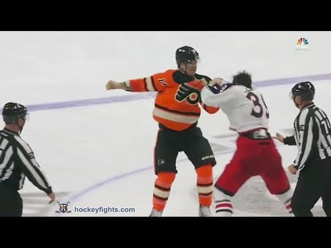 M. Chaput (CBJ) vs. B. Schenn (PHI)