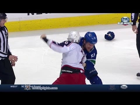 C. Tropp (CBJ) vs. D. Dorsett (VAN)