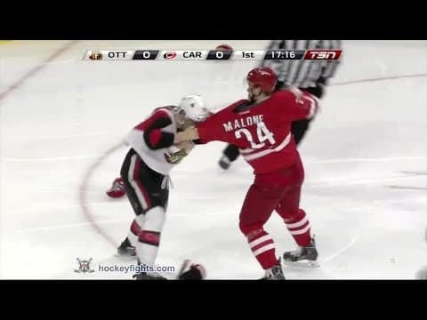 M. Borowiecki (OTT) vs. B. Malone (CAR)