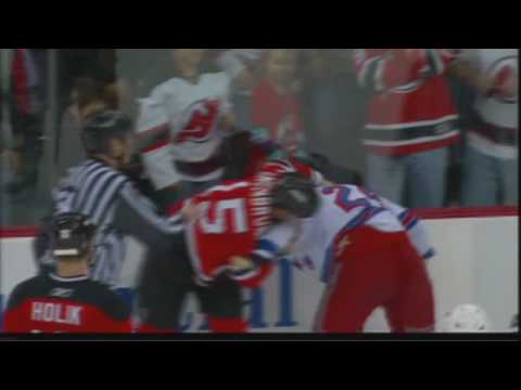 R. Callahan (NYR) vs. J. Langenbrunner (NJD)