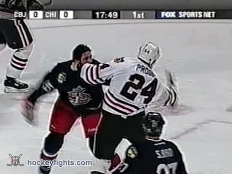 J. Shelley (CBJ) vs. B. Probert (CHI)