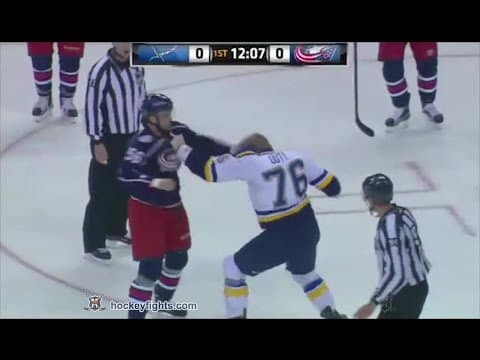 J. Doty (STL) vs. B. Gallant (CBJ)