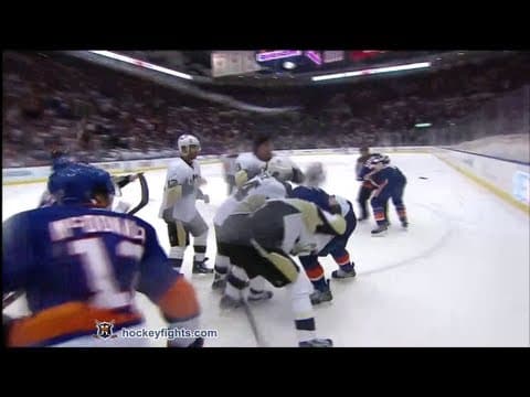 E. Malkin (PIT) vs. T. Hamonic (NYI)