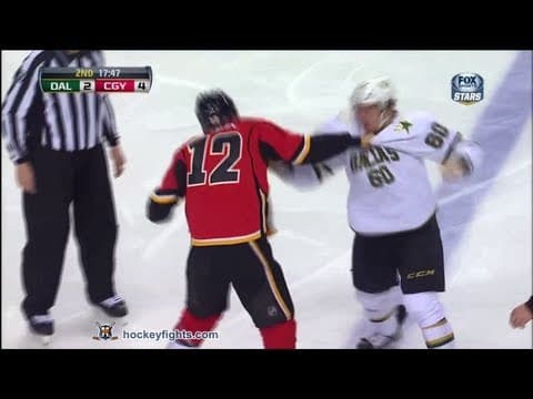 A. Roussel (DAL) vs. J. Iginla (CAL)