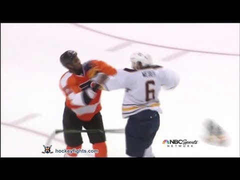 M. Weber (BUF) vs. W. Simmonds (PHI)