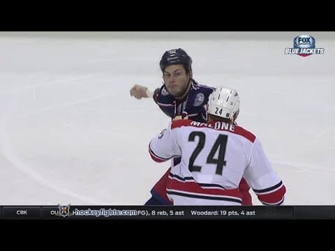 B. Malone (CAR) vs. J. Boll (CBJ)