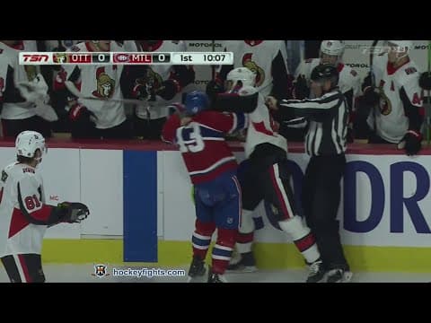 S. Sabourin (OTT) vs. M. Domi (MON)