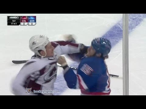 C. McLeod (COL) vs. T. Glass (NYR)