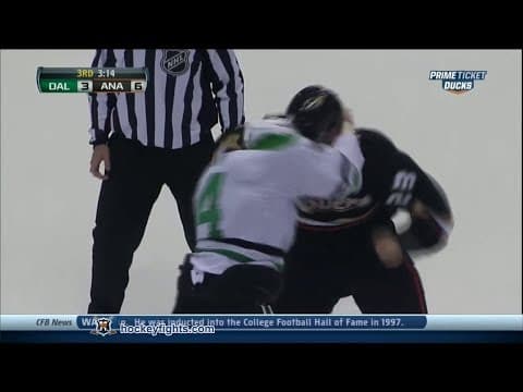 J. Benn (DAL) vs. F. Beauchemin (ANA)