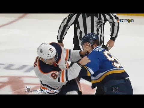 M. Benning (EDM) vs. V. Tarasenko (STL)