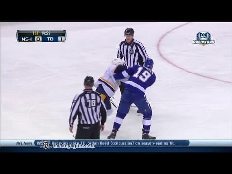 M. Hendricks (NSH) vs. B. Crombeen (TBL)