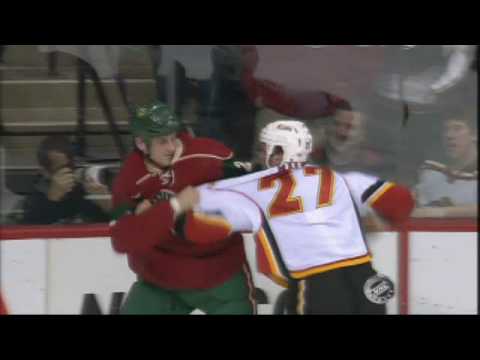 A. Roy (CAL) vs. D. Boogaard (MIN)