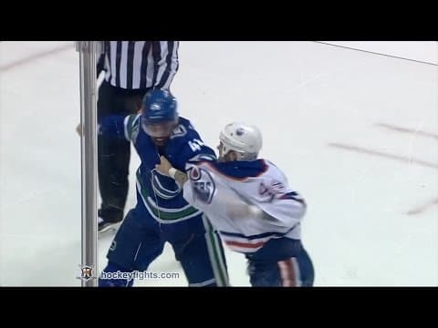 Z. Kassian (EDM) vs. E. Gudbranson (VAN)