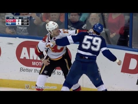 L. Bouma (CAL) vs. J. Dotchin (TBL)