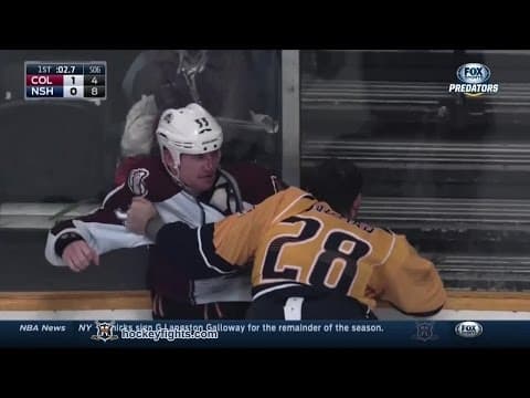 C. McLeod (COL) vs. P. Gaustad (NSH)